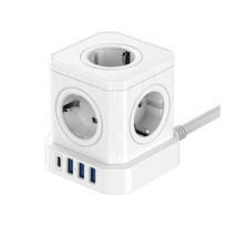 Lizdų šakotuvas Newell GaN Power Cube 9in1 4000W, baltas