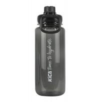 KiCA SB01 1000 ml sportinė vandens gertuvė su skale, juoda