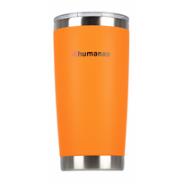 Termopuodelis Humanas Fluo 600 ml, oranžinis