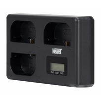 Trijų kanalų akumuliatorių įkroviklis Newell TT-USB-C, skirtas LP-E6 (Canon)