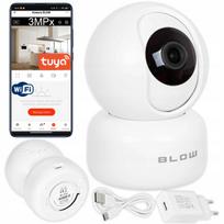 BLOW 3 MP HD sukiojama „WiFi“ IP kamera „Tuya Smart PTZ“ – vidaus kamera ir elektroninė auklė