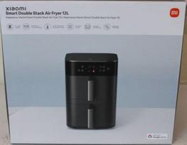 SALE OUT. Xiaomi Dual Zone Air Fryer 12L EU | Xiaomi Smart Double Stack Air Fryer 12L | Power 2800 W | Capacity 12 L | Black | DAMAGED PACKAGING | 24 month(s) BHR0883EUSO | 2000001427583