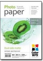 Matte Dual-Side Photo Paper | 220 g/m² | A4 PMD220020A4 | 4823108631749