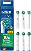 Oral-B Pro Cross Action Replaceable Toothbrush Heads, 6-pack, White REFILL PRO CROSS ACT | 8006540860373