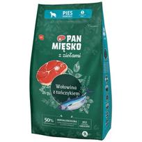 Pan Mięsko Sausas ėdalas šunims su jautiena ir tunu S, DLPPMIKAS0050, 9kg, 30% baltymų, 20% riebalų, suaugusiems, be glitimo