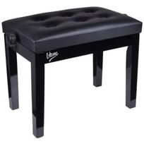 V-Tone pianino kėdė 5908249816664, 55cm, 34cm, 45-55cm, 4 kojos, juoda, reguliuojamas aukštis, paminkštinta sėdynė