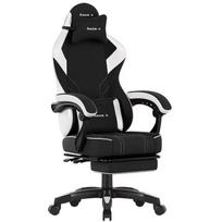 Huzaro žaidimų kėdė HZ-FORCE 3.7 WHITE CARBON, 140kg, 107.5-116.5cm, 73cm, 60cm, 47cm, 35.5cm, 50mm, 5, 3 klasė, balta, juoda