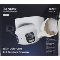 Reolink stebėjimo kamera RP-PCT16MD PCRPDB8K01SO, 16MP, 7680x2160, F2.8mm/F1.6, IP67, H.265/H.264, Micro SD iki 512GB