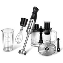 Mpm rankinis blenderis MBL-39M, 1500 W, plienas, juodas, bepakopis greitis, nerūdijančio plieno peiliai, 1250 ml talpa
