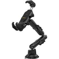 Ulefone planšetinio kompiuterio laikiklis UF-AMMAX, 190mm, 88mm, 18.5mm, juodas, automobiliui, universalus, 360° sukimasis
