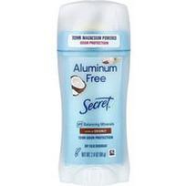 Secret, Sausas kietas dezodorantas, be aliuminio, kokoso, 68 g