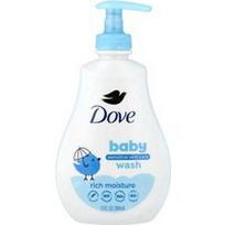 Dove, Prausiklis jautriai kūdikių odai, sodriai drėkinantis, 384 ml