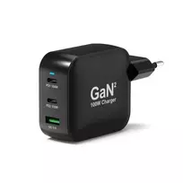 PORT Designs Wall Charger Type C PD 100W GaN+ C to C Cable 2M EU
