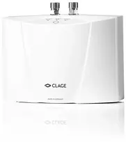 CLAGE MCX 3 Electronic Mini-Instantaneous Water Heater, 3.5 kW, 230 V, Horizontal, White