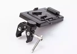 SWIT ELECTRONICS S-7200S V-Mount baterijos plokštė su spaustuku trikojo tvirtinimui 25-45mm D-Tap