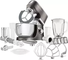 SENCOR STM 6378BK Virtuvinis kombainas 1000 W, 4,5 L nerūdijančio plieno dubuo, planetinis maišymas, juoda