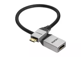celexon Mini HDMI M/F adapteris su Ethernet palaikymu, 2.0a/b, 4K, Professional