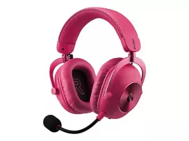 Logitech G PRO X3 LIGHTSPEED belaidės ausinės žaidimams, 2,4 GHz, purpurinės spalvos