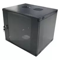 LogiLink W12F64B pakabinama serverių spinta 48,30 cm (19″), vientisa, 12 U, juodai pilkos spalvos (RAL7021), 1,2 mm plienas, nesurinkta