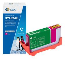 G&G XL rašalo kasetė, tinkanti HP 912XL 3YL82AE, purpurinė