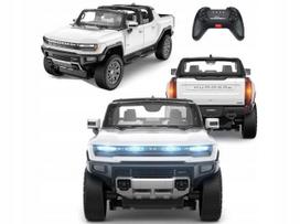 Radijo Bangomis Valdomas Visureigis Hummer 4x4 – Didelis RC Automobilis, Baltas