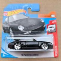 Hot Wheels Mainline Modeliukas 1996 Porsche Carrera Black short card (yra Sandėlyje)