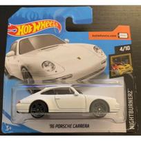 Hot Wheels Mainline Modeliukas 1996 Porsche Carrera White short card (yra Sandėlyje)