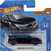 Hot Wheels Mainline Modeliukas 2018 Honda Civic Type R Black short card (yra Sandėlyje)