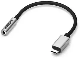 Marmitek USB C prijungimas prie garso - USB-C į AUX adapteris, juodas, sidabrinis, 0,15 m, 80 mm, 20 mm, 130 mm