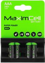 MaximCell šarminiai elementai LR03 AAA — 4 vnt.