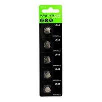 MaximCell šarminės baterijos LR44 - 5 vnt