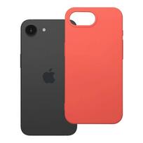Silicone dėklas Apple iPhone 16e – persikinės spalvos