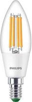 Philips LED žvakės lemputė E14 827 485lm 2.3W skaidri