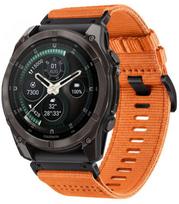 Oranžinė apyrankė Garmin Fenix 5X / 5X Plus / 6X / 6X Pro / 7X / 8 / 8 Pro / 9 / 9 Pro (51 mm) "Tech-Protect Nylon Classic"