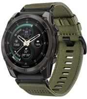 Žalia apyrankė Garmin Fenix 5X / 5X Plus / 6X / 6X Pro / 7X / 8 / 8 Pro / 9 / 9 Pro (51 mm) "Tech-Protect Nylon Classic"