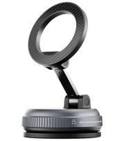 Juodas automobilinis magnetinis telefono laikiklis "Forcell Magic Mag MagSafe Suction Cup"