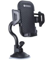Juodas automobilinis telefono laikiklis "Forcell F-Grip Carbon Bracket Arm 17cm"