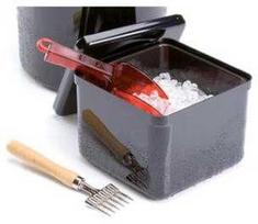 Multi Vienkartinė dubenėlis Isspand 3,4 l, 20x20x17 cm plastikas juoda (vnt.)