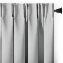 Pilka užuolaida su kilpomis Blackout AmeliaHome 140 × 175 cm