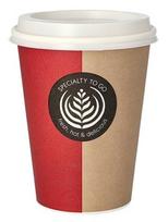 Vienkartinė taurė Pap Star Coffee To Go, 300 ml, Ø 9 cm, 10 vnt.