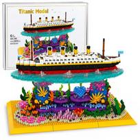 Laivas „Titanic“-konstruktorius, 3892 dalys, 30 × 42 × 7 cm