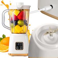 Blenderis kokteiliams Rivex B824, 600 ml, 50 W, balta