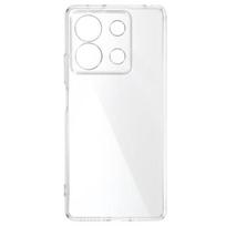 Dėklas Xiaomi Redmi Note 13 5G fotoaparatui apsaugotas silikoninis plonas skaidrus