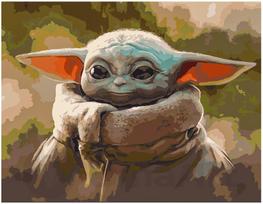 Piešimo rinkinys Yoda, 40x50