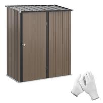 Įrankių namelis plieninis 1,34 m² rudas