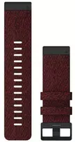 Siksniņa Garmin QuickFit 26 Watch Bands Heathered red nylon