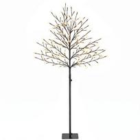 Sakura medis LED, vyšnių žiedai, 150 cm, 160 LED, su nuotolinio valdymo pultu, juodas