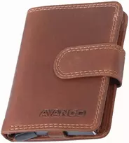 Kortelių dėklas AVANCO 489-36-08 RFID - Rudas
