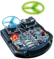 Edukacinis elektronikos rinkinys su 19 eksperimentų (EN kalba) LED, fan & sound Velleman