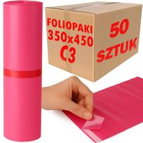 Kurjeriniai vokai, rožiniai, C3, 350x450 mm, 50 vnt.